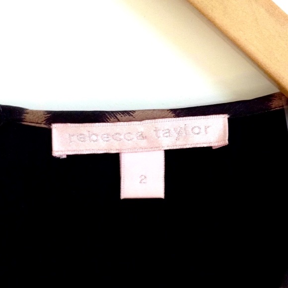 Rebecca Taylor 100% Silk Empire Waist Dress Sz 2 - Picture 5 of 8